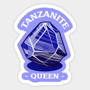 Tanzanite Queen Gemstone Gem Sticker